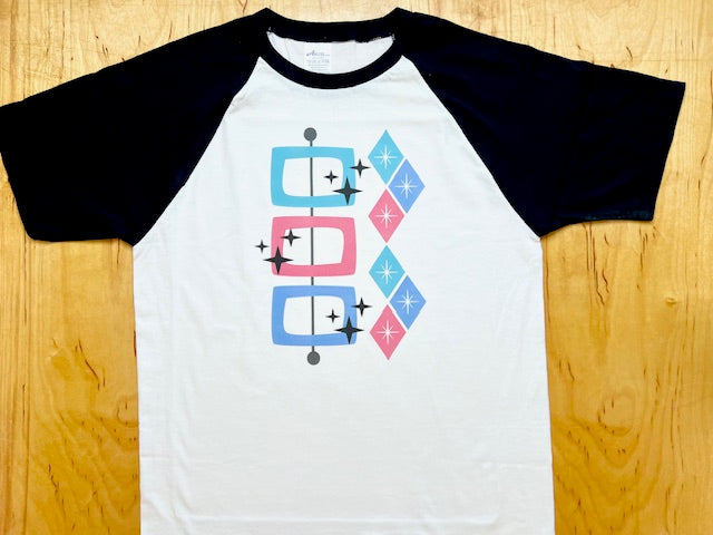 MCM Atomic Block and Diamond Raglan Tee