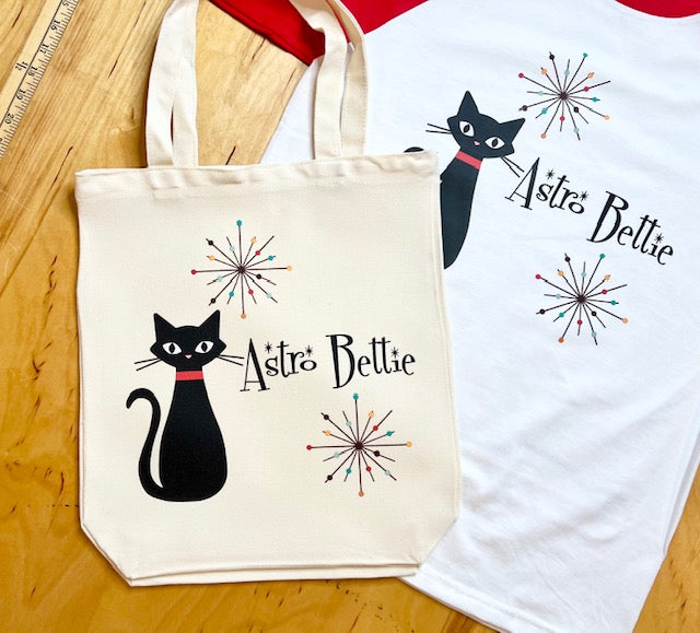 Atomic Bettie Cat Carry-All Tote