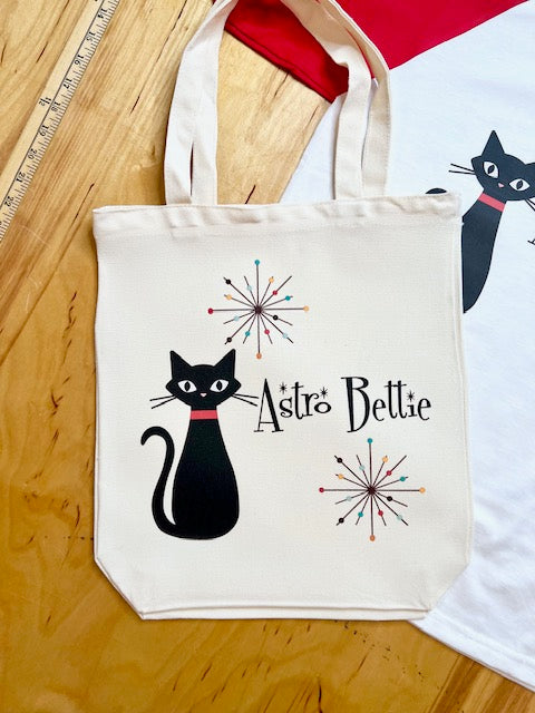 Atomic Bettie Cat Carry-All Tote