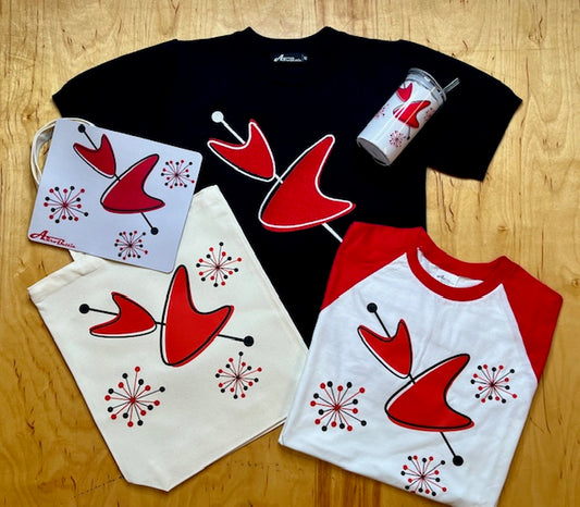 MCM Red Boomerang Black Sweater