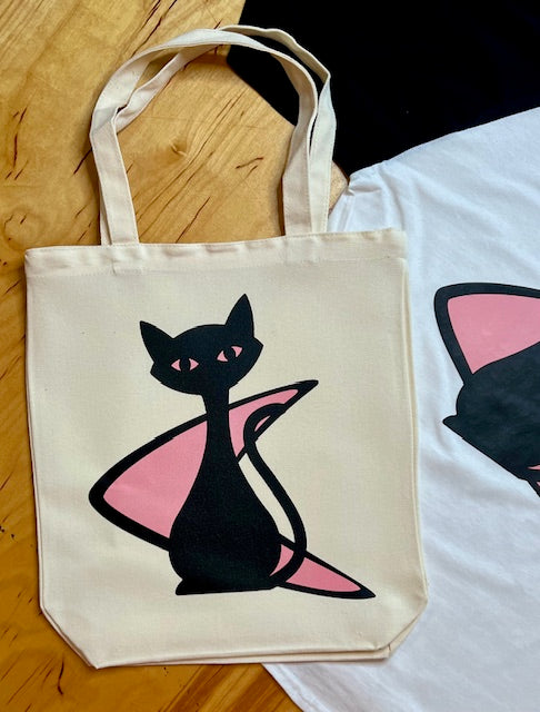MCM Atomic Bettie Cat Boomerang Carry-All Tote