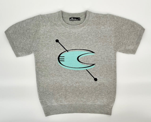 MCM Crescent Moon Grey Sweater