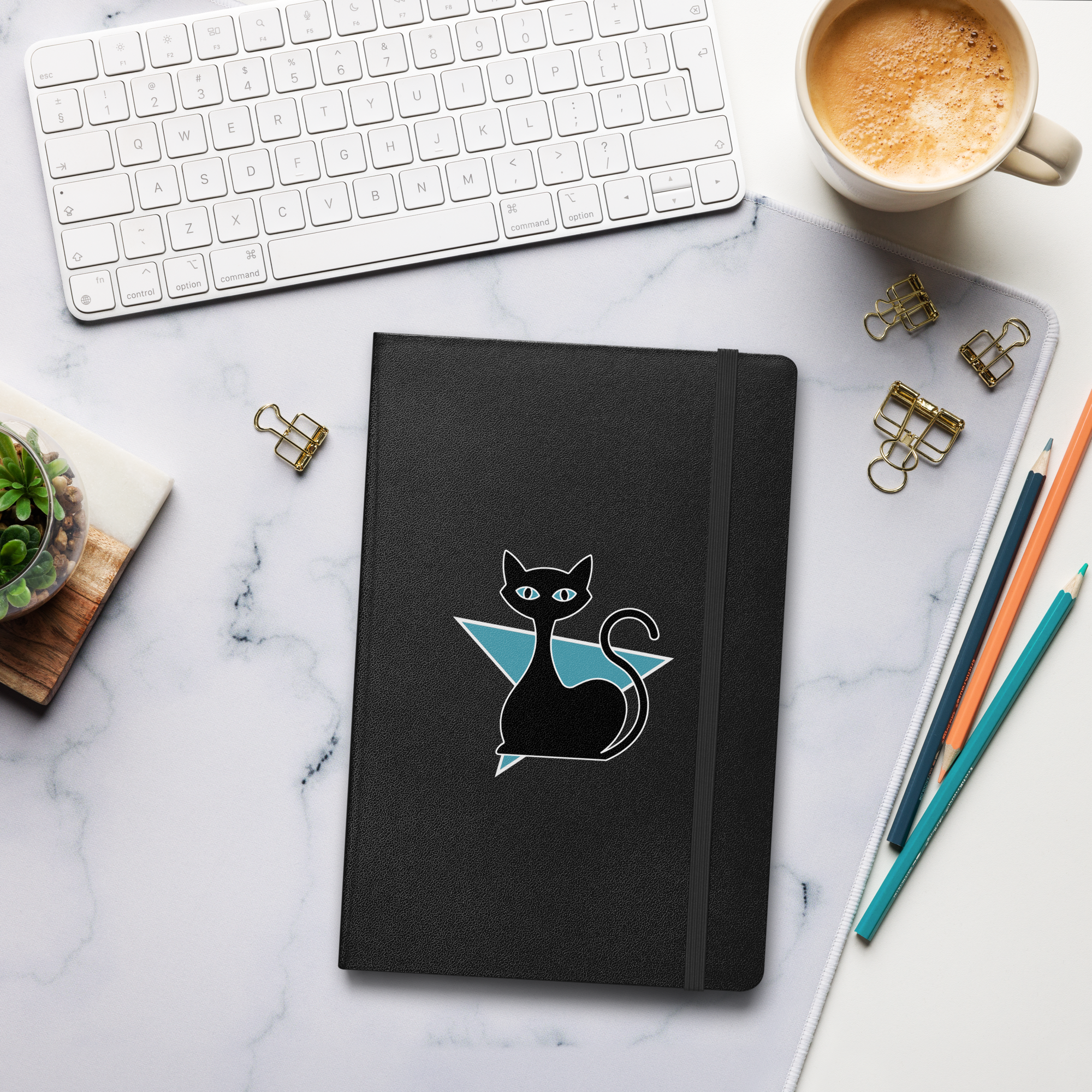MCM Atomic Bettie Cat Arrow Hardcover Journal Book – Astro Bettie