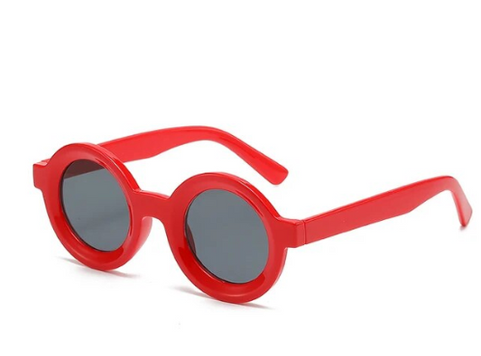 Bettie Round Sunnies - Ruby Red