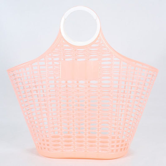 Market Shopper Tote - Peach
