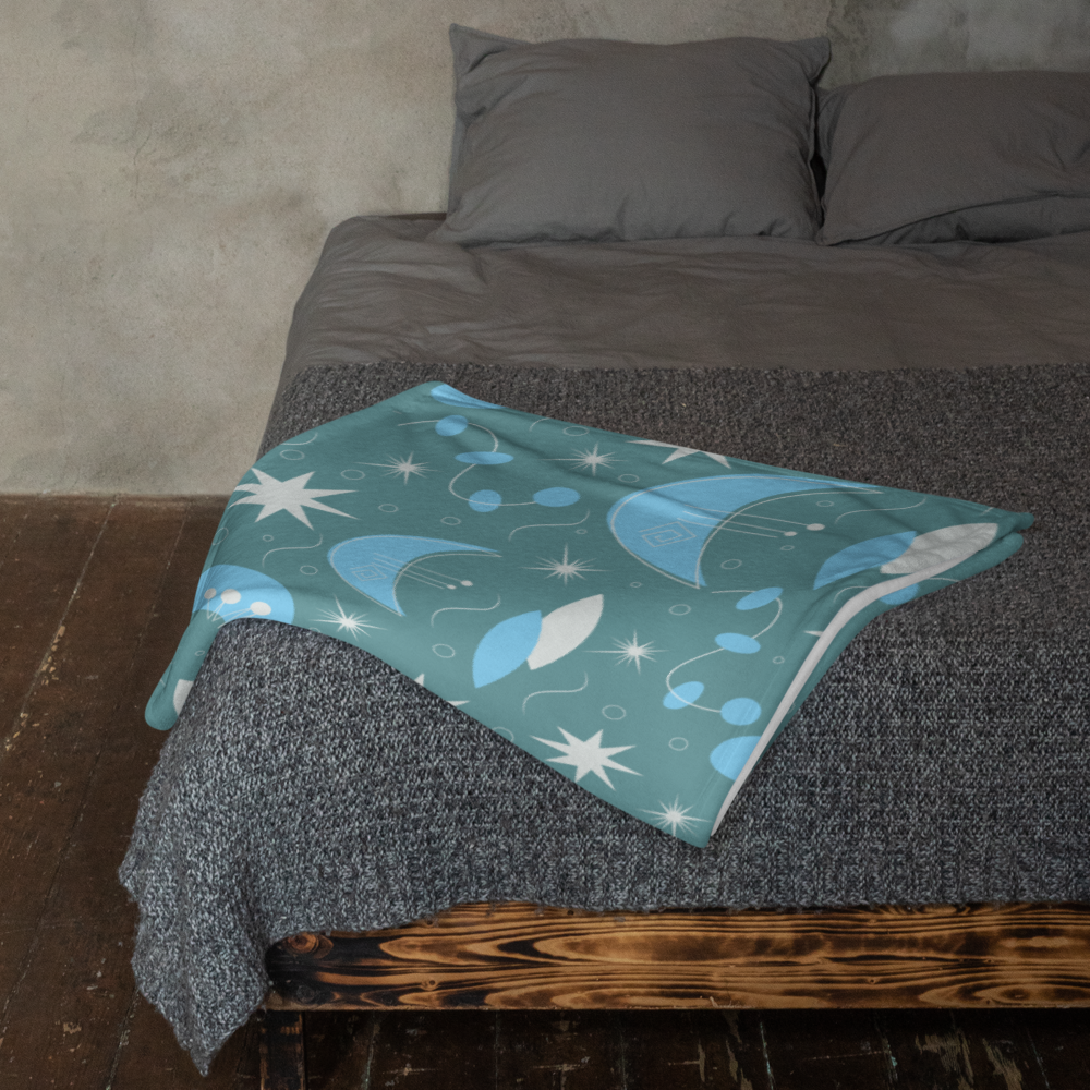 Blue Moon Throw Blanket