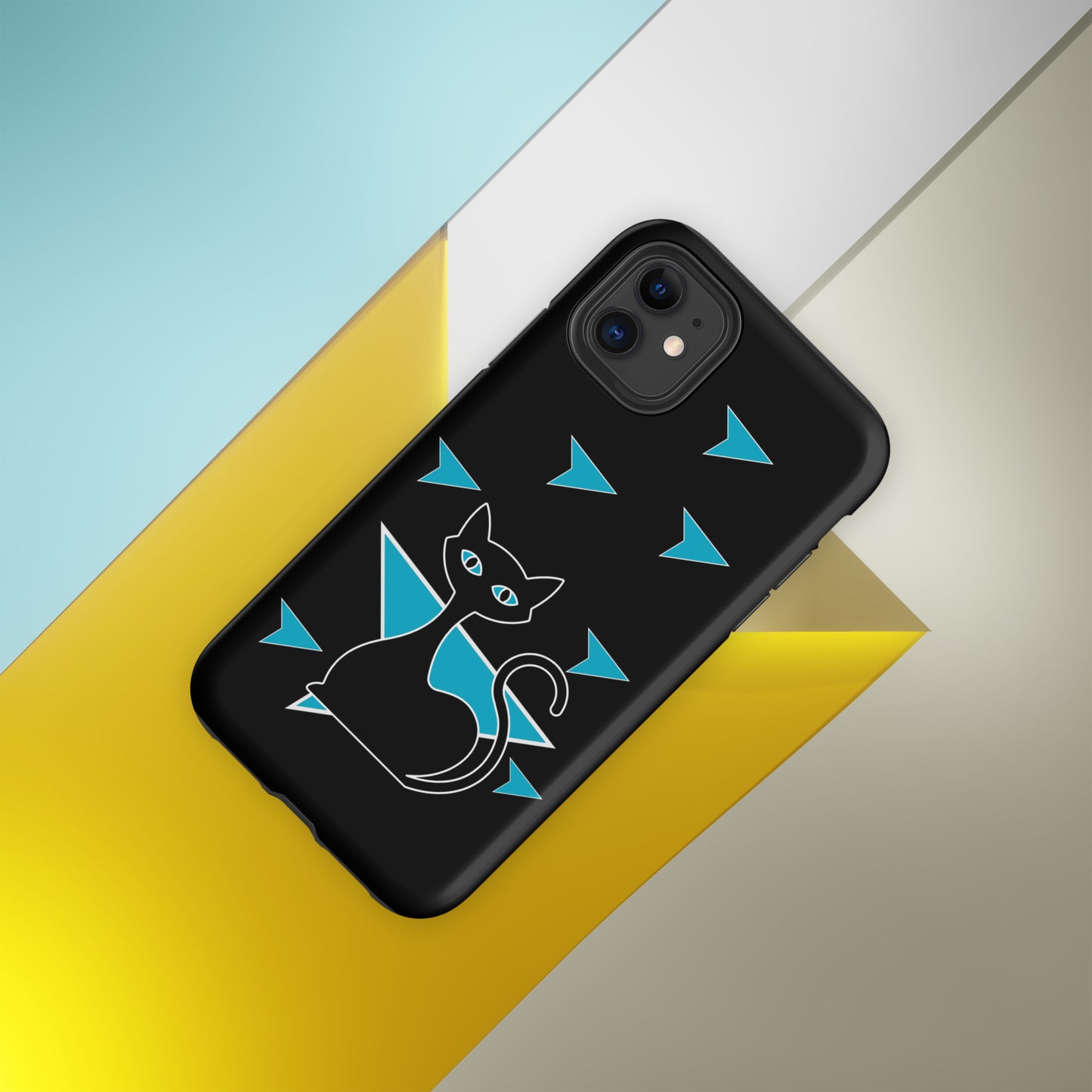 MCM Atomic Bettie Cat Arrow Phone Case