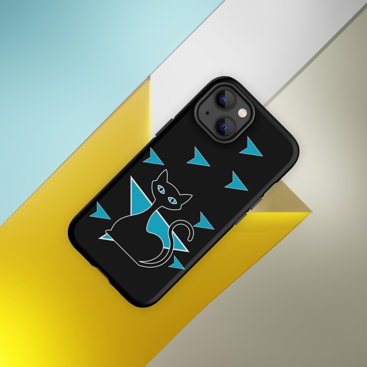 MCM Atomic Bettie Cat Arrow Phone Case