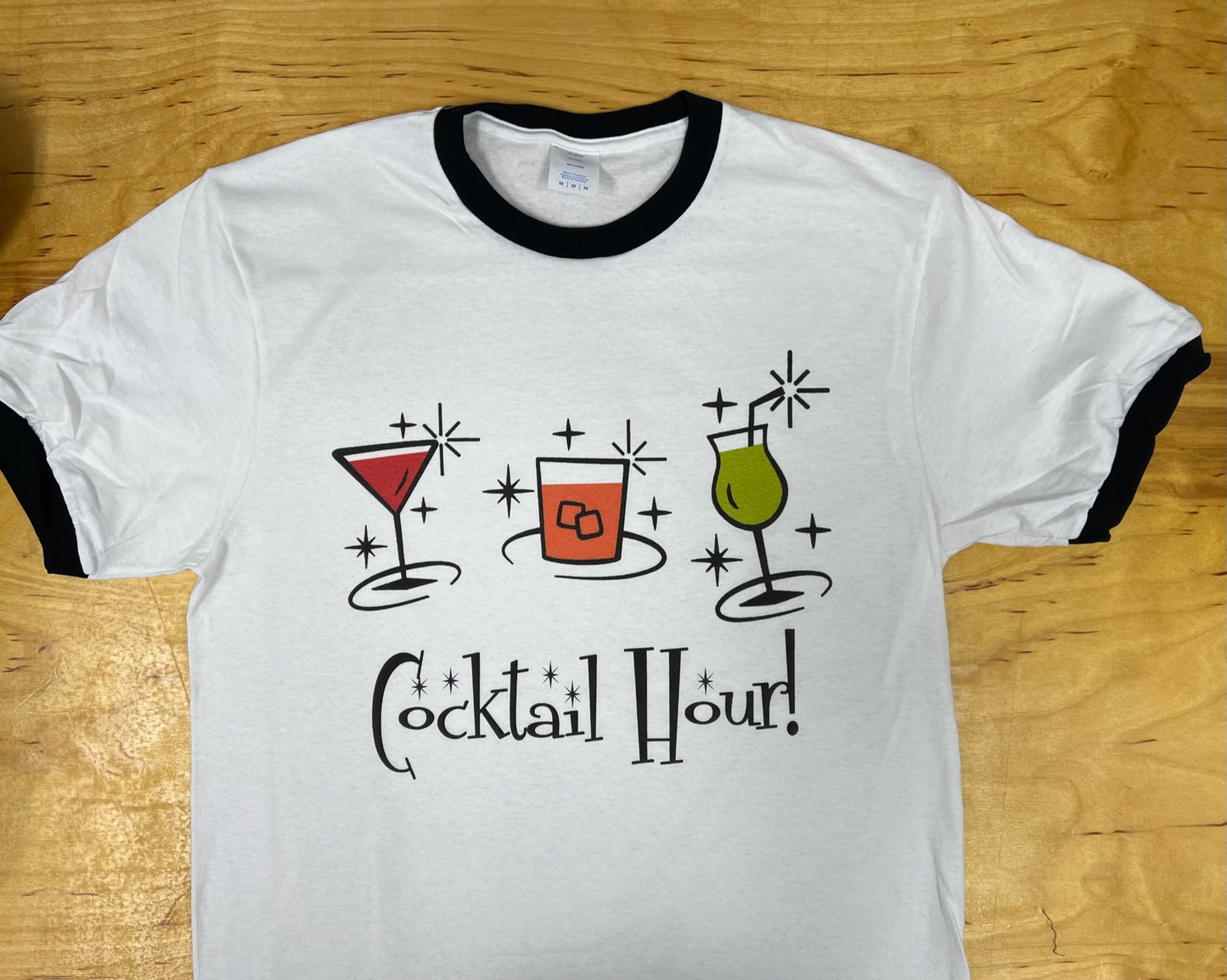 Cocktail Hour Ringer T-Shirt