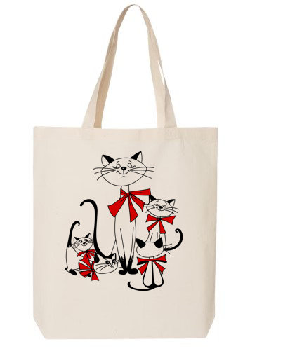 Feisty Cats All Dressed Up Carry-All Tote