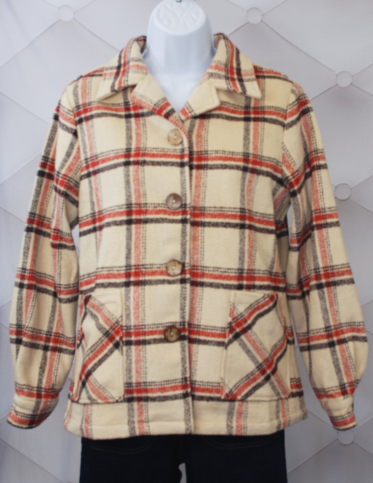 1940's Button Down Jacket-Tan