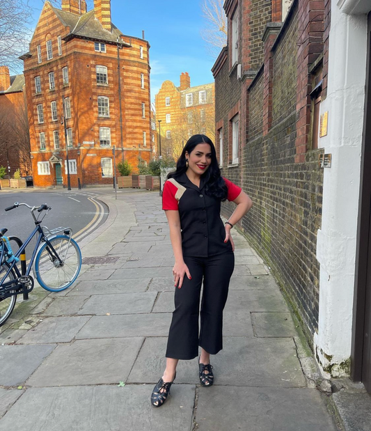 1940s Culottes - Black