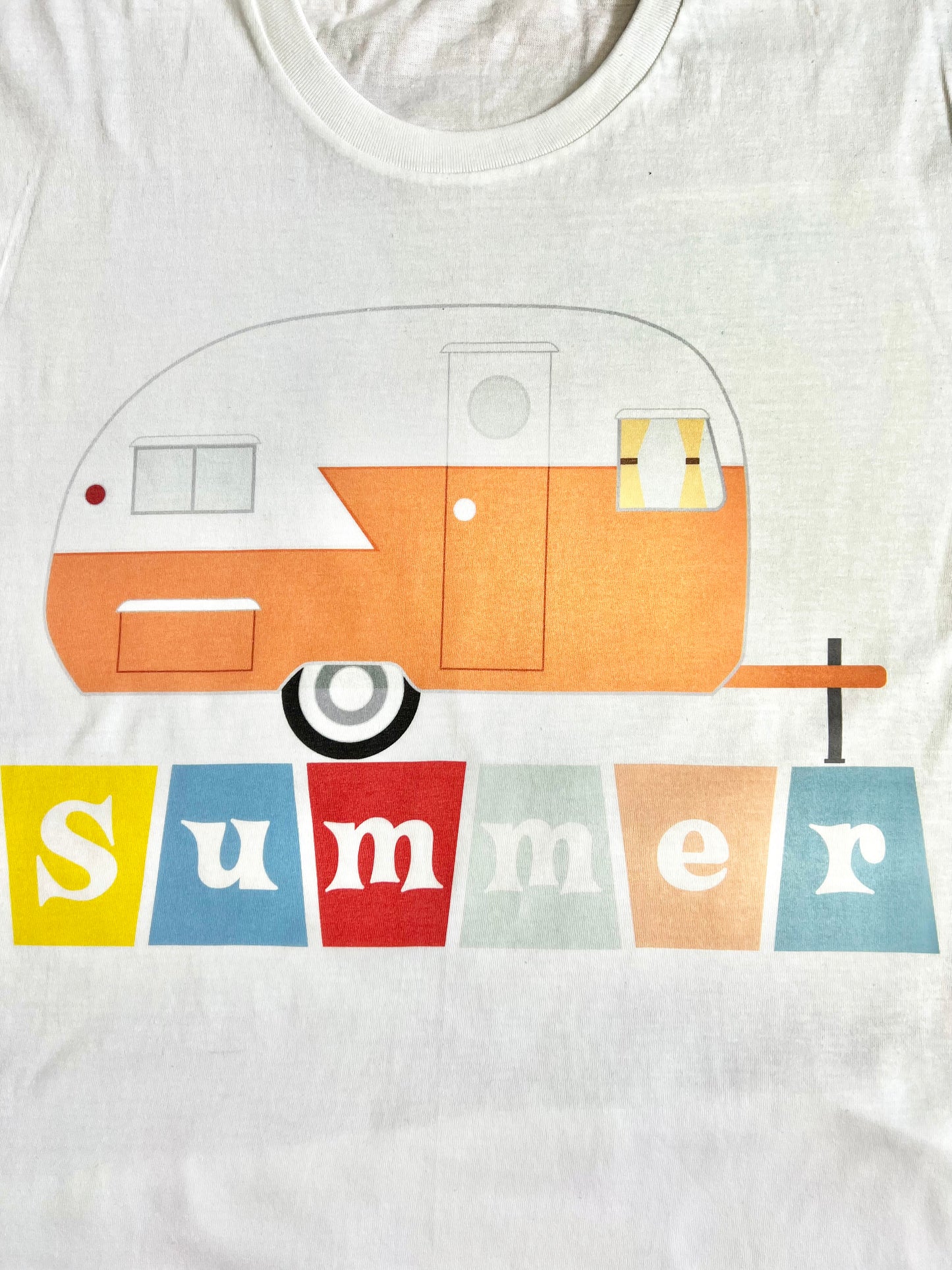 Summer Camper White T-Shirt