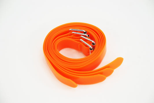 Flexible Wedge/Heel Sandals **Orange Straps Only**