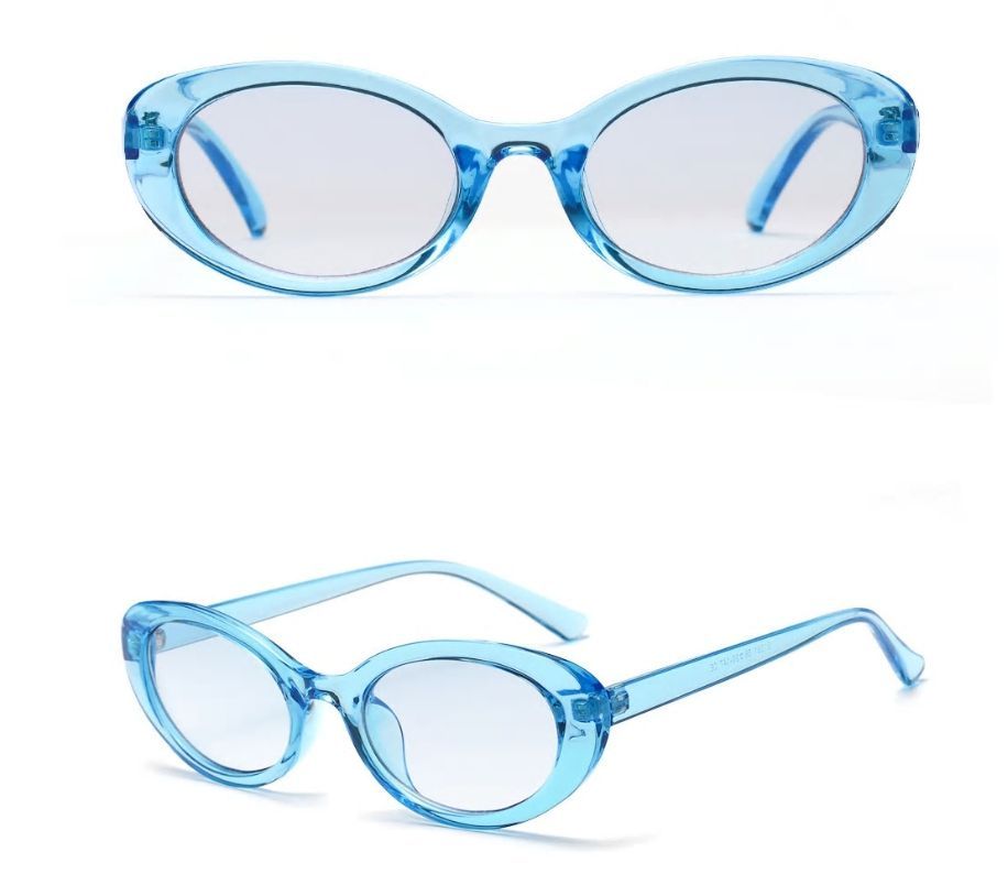 Sunglasses - Blue Oval