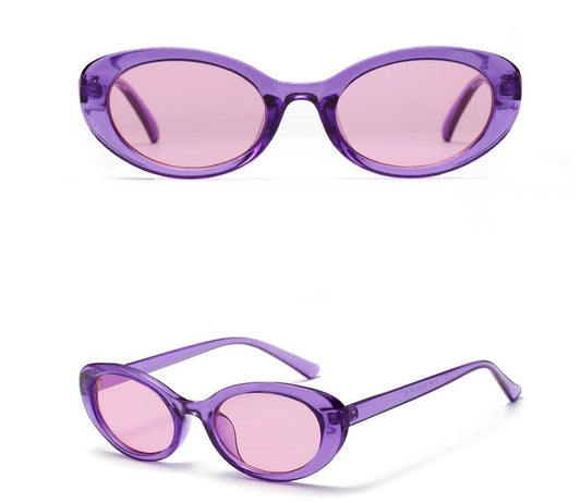 Sunglasses - Purple Oval